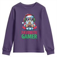 Funny Santa Gamer Christmas Youth Sweatshirt - Wonder Print Shop