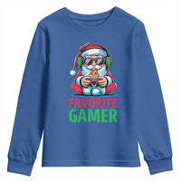 Funny Santa Gamer Christmas Youth Sweatshirt - Wonder Print Shop