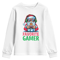 Funny Santa Gamer Christmas Youth Sweatshirt - Wonder Print Shop
