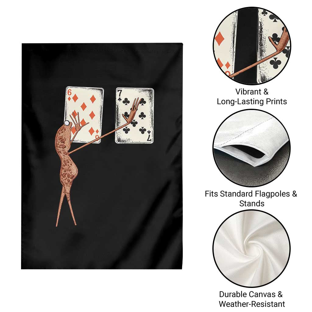 67 Marcus The Worm Poker Game Garden Flag Funny Six Seven Meme Playing Cards - Wonder Print Shop