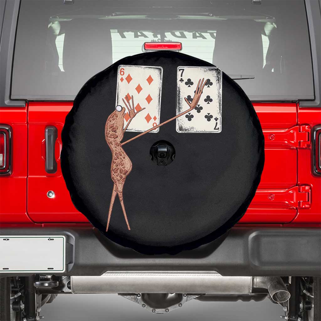 67 Marcus The Worm Poker Game Spare Tire Cover Funny Six Seven Meme Playing Cards - Wonder Print Shop