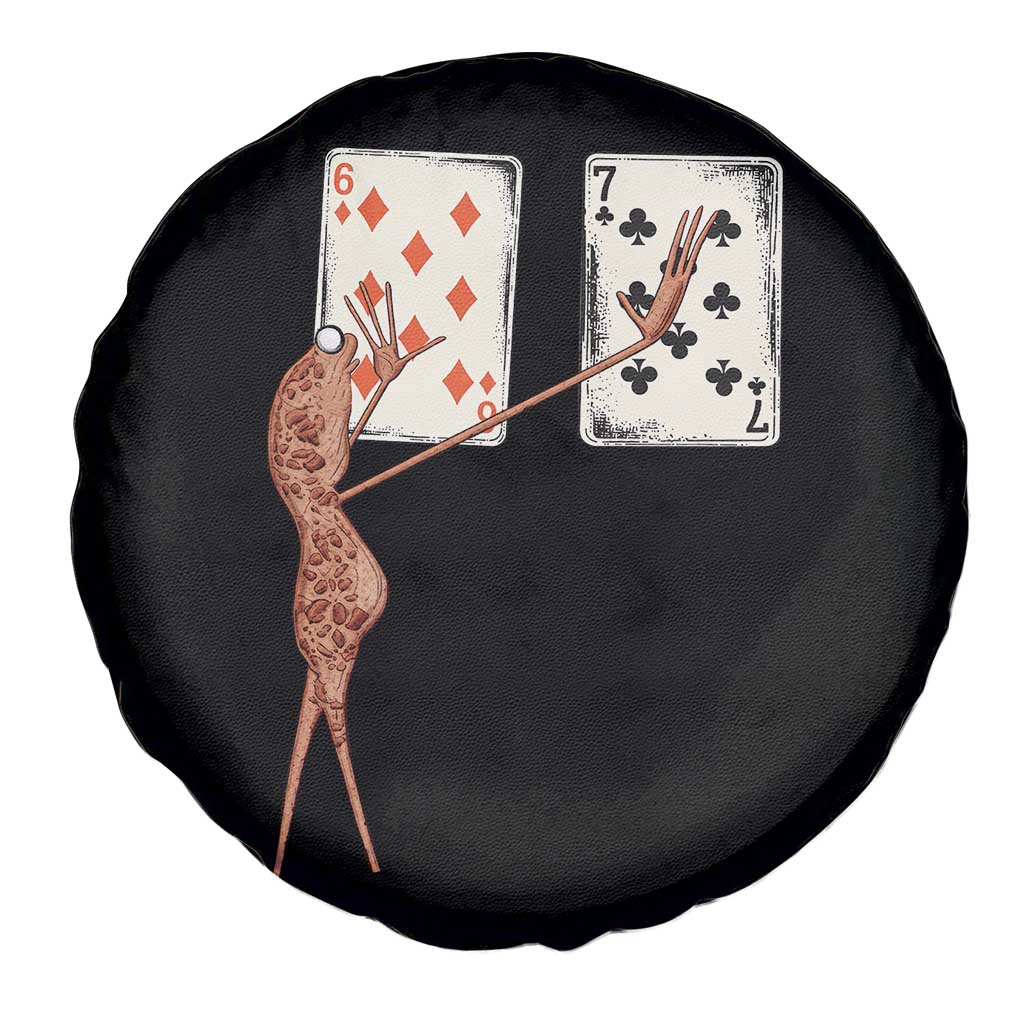 67 Marcus The Worm Poker Game Spare Tire Cover Funny Six Seven Meme Playing Cards - Wonder Print Shop