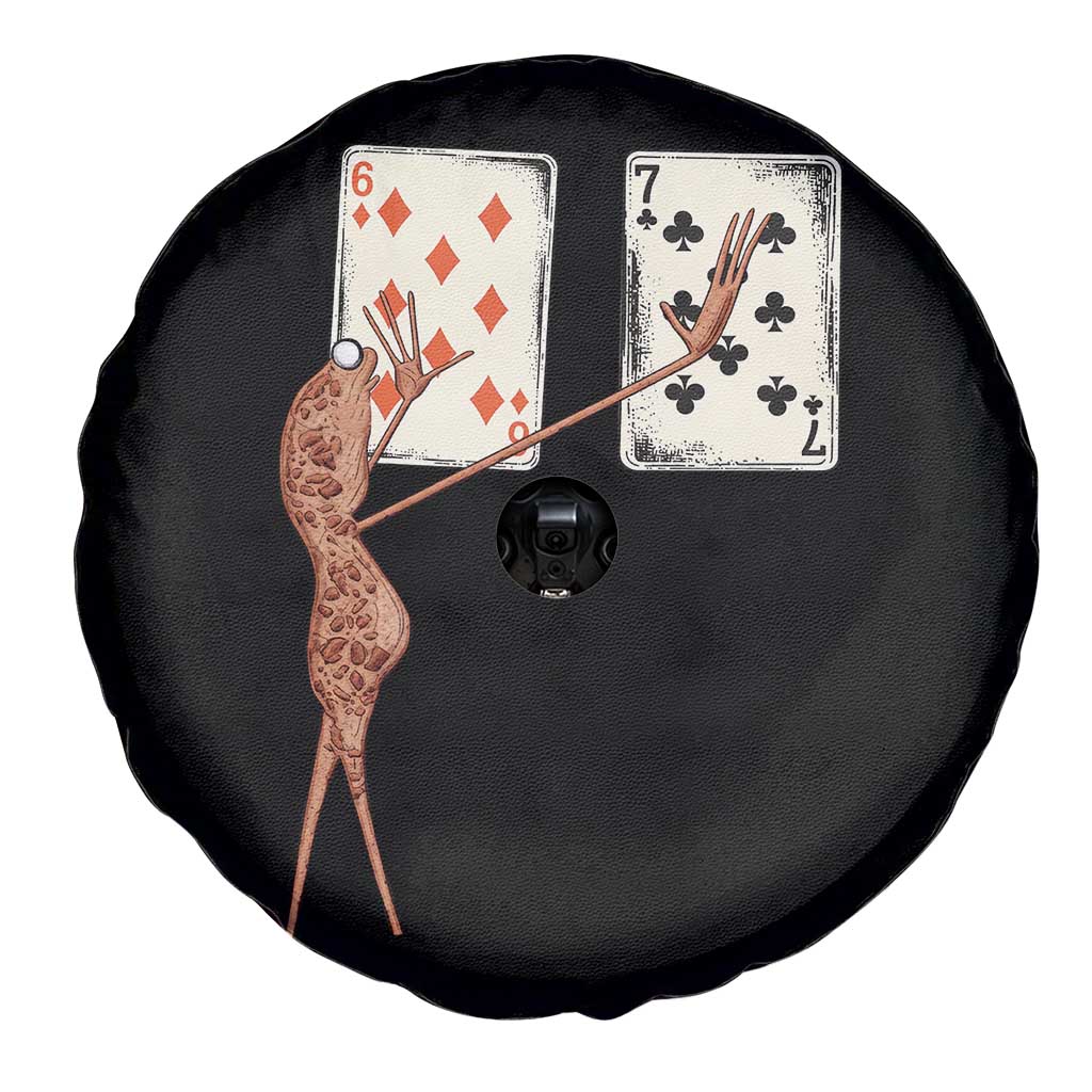 67 Marcus The Worm Poker Game Spare Tire Cover Funny Six Seven Meme Playing Cards - Wonder Print Shop