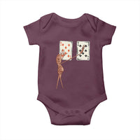 67 Marcus The Worm Poker Game Baby Onesie Funny Six Seven Meme Playing Cards - Wonder Print Shop