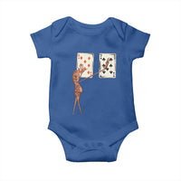 67 Marcus The Worm Poker Game Baby Onesie Funny Six Seven Meme Playing Cards - Wonder Print Shop
