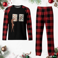 67 Marcus The Worm Poker Game Plaid Pajama Set Funny Six Seven Meme Playing Cards - Wonder Print Shop