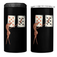 67 Marcus The Worm Poker Game 4 in 1 Can Cooler Tumbler Funny Six Seven Meme Playing Cards - Wonder Print Shop