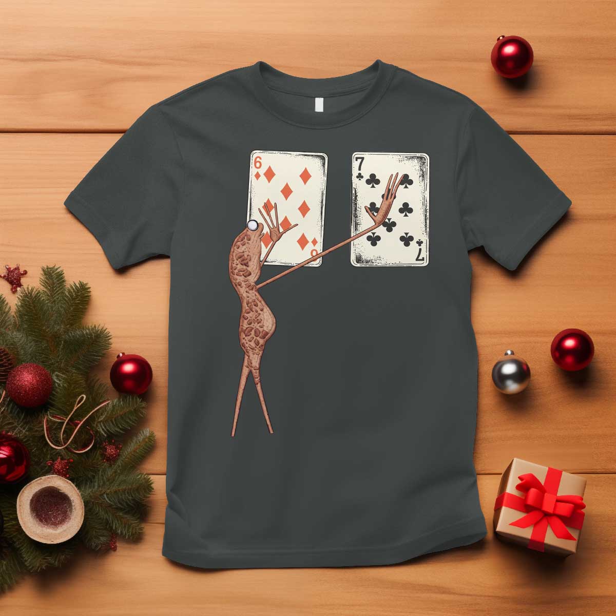 67 Marcus The Worm Poker Game T Shirt Funny Six Seven Meme Playing Cards - Wonder Print Shop