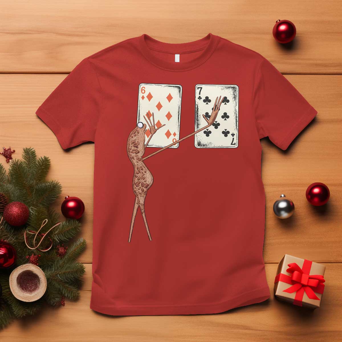 67 Marcus The Worm Poker Game T Shirt Funny Six Seven Meme Playing Cards - Wonder Print Shop