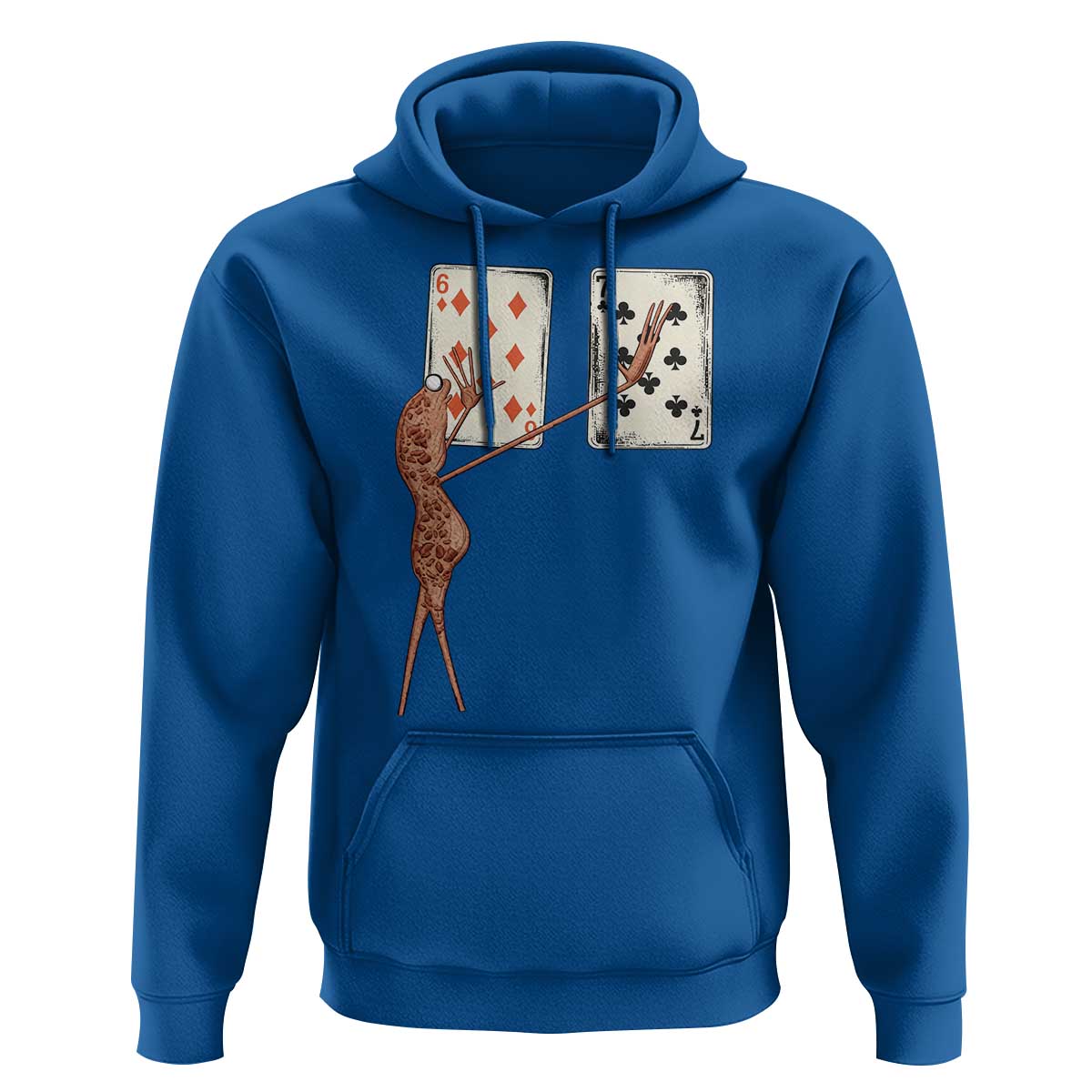 67 Marcus The Worm Poker Game Hoodie Funny Six Seven Meme Playing Cards - Wonder Print Shop