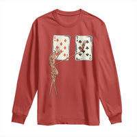67 Marcus The Worm Poker Game Long Sleeve Shirt Funny Six Seven Meme Playing Cards - Wonder Print Shop