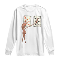 67 Marcus The Worm Poker Game Long Sleeve Shirt Funny Six Seven Meme Playing Cards - Wonder Print Shop