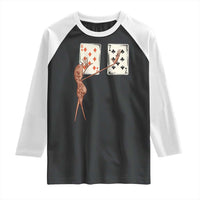 67 Marcus The Worm Poker Game Raglan Shirt Funny Six Seven Meme Playing Cards - Wonder Print Shop