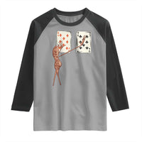 67 Marcus The Worm Poker Game Raglan Shirt Funny Six Seven Meme Playing Cards - Wonder Print Shop