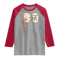 67 Marcus The Worm Poker Game Raglan Shirt Funny Six Seven Meme Playing Cards - Wonder Print Shop