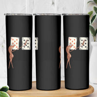 67 Marcus The Worm Poker Game Skinny Tumbler Funny Six Seven Meme Playing Cards - Wonder Print Shop