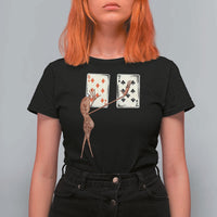 67 Marcus The Worm Poker Game T Shirt For Women Funny Six Seven Meme Playing Cards - Wonder Print Shop