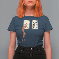 67 Marcus The Worm Poker Game T Shirt For Women Funny Six Seven Meme Playing Cards - Wonder Print Shop