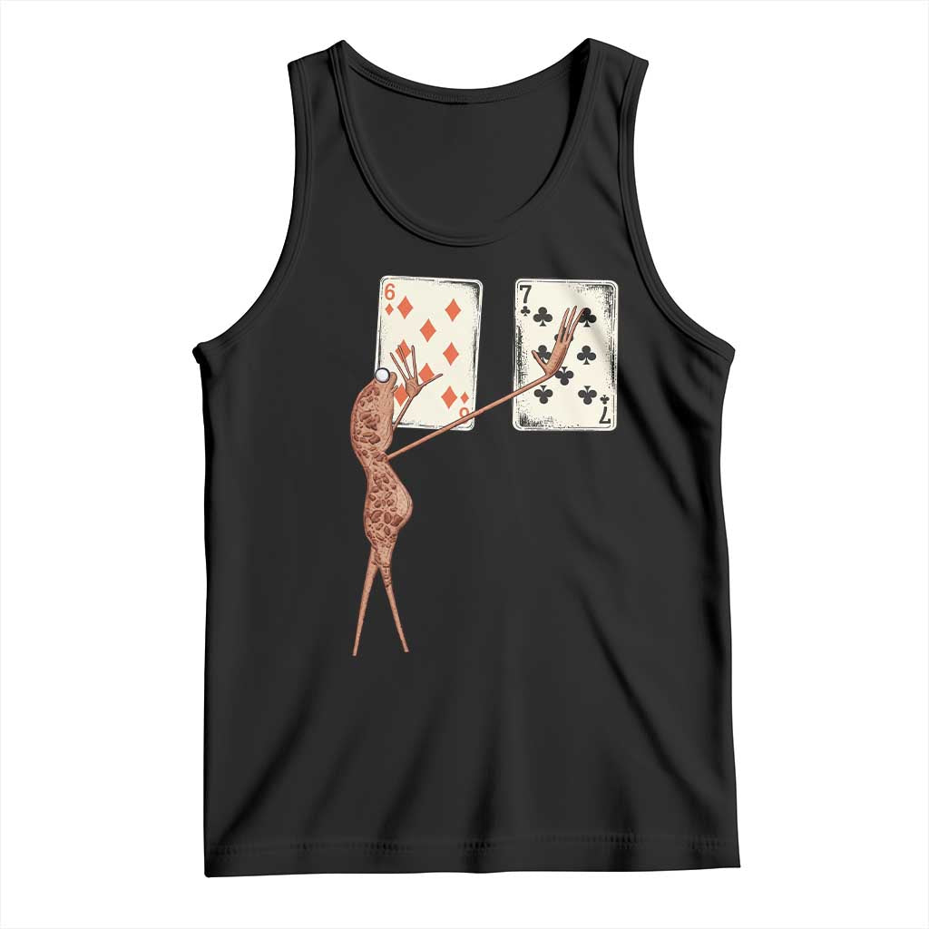 67 Marcus The Worm Poker Game Tank Top Funny Six Seven Meme Playing Cards - Wonder Print Shop