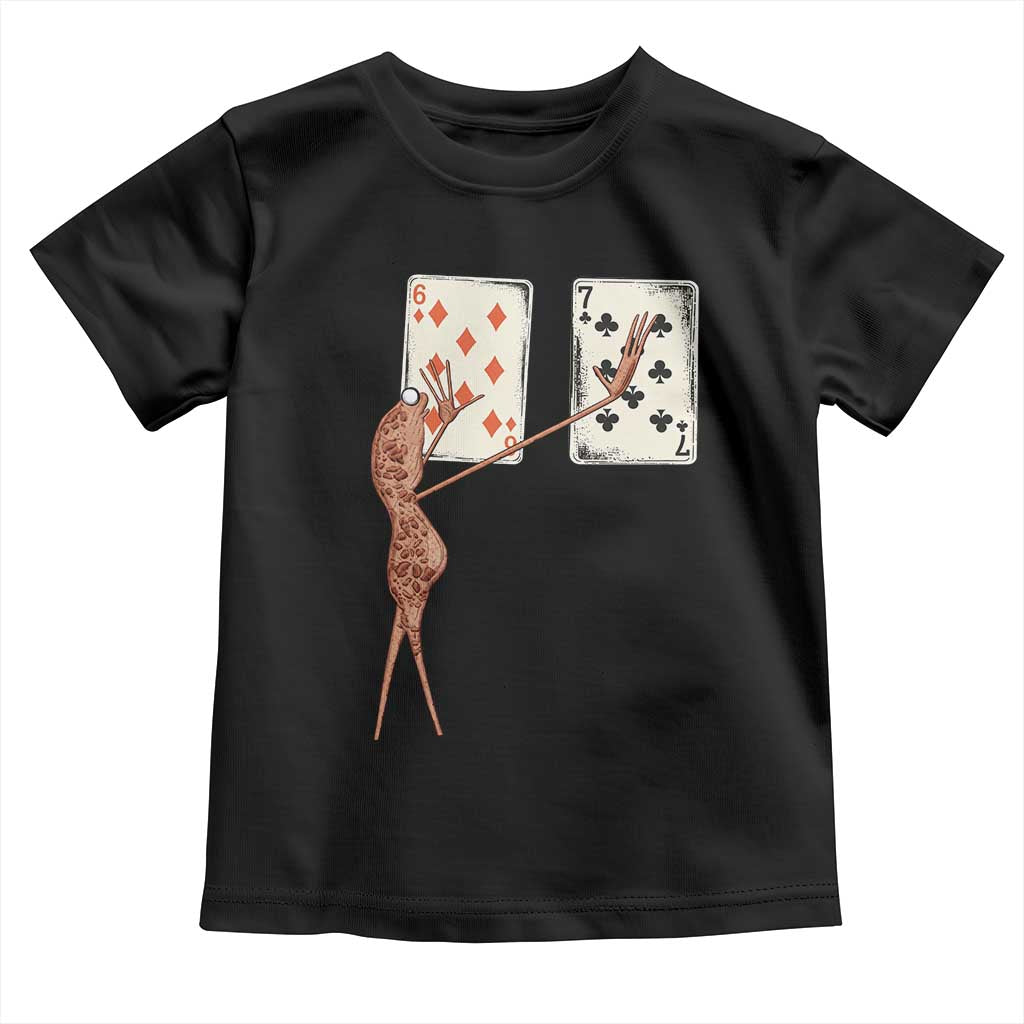 67 Marcus The Worm Poker Game Toddler T Shirt Funny Six Seven Meme Playing Cards - Wonder Print Shop