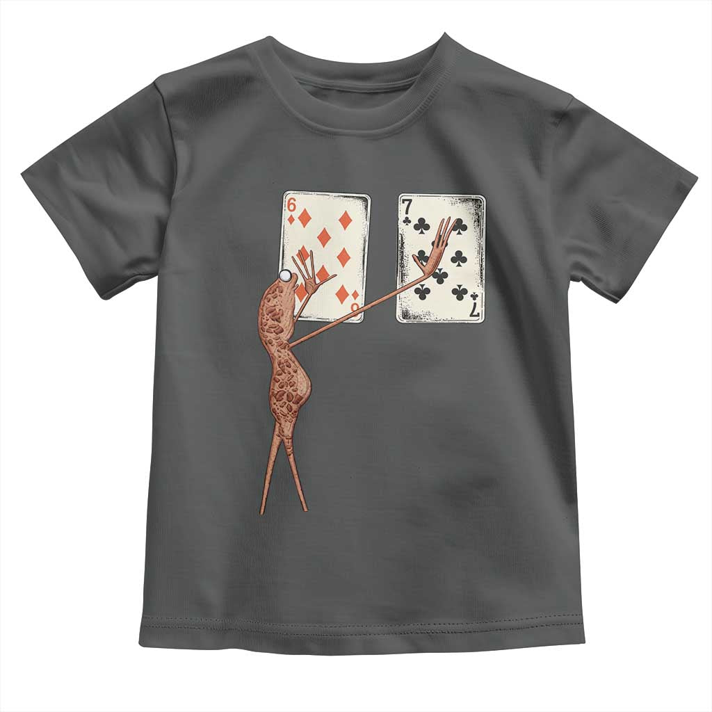 67 Marcus The Worm Poker Game Toddler T Shirt Funny Six Seven Meme Playing Cards - Wonder Print Shop