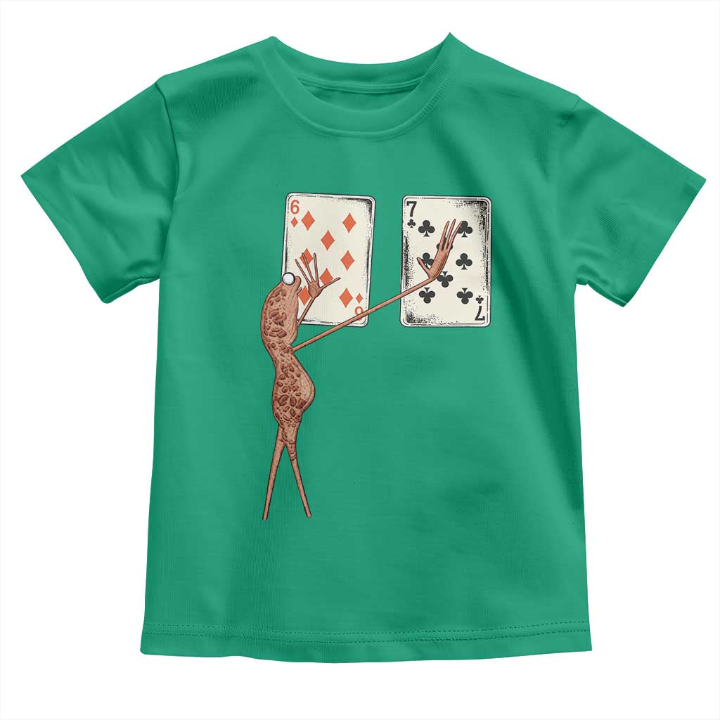 67 Marcus The Worm Poker Game Toddler T Shirt Funny Six Seven Meme Playing Cards - Wonder Print Shop