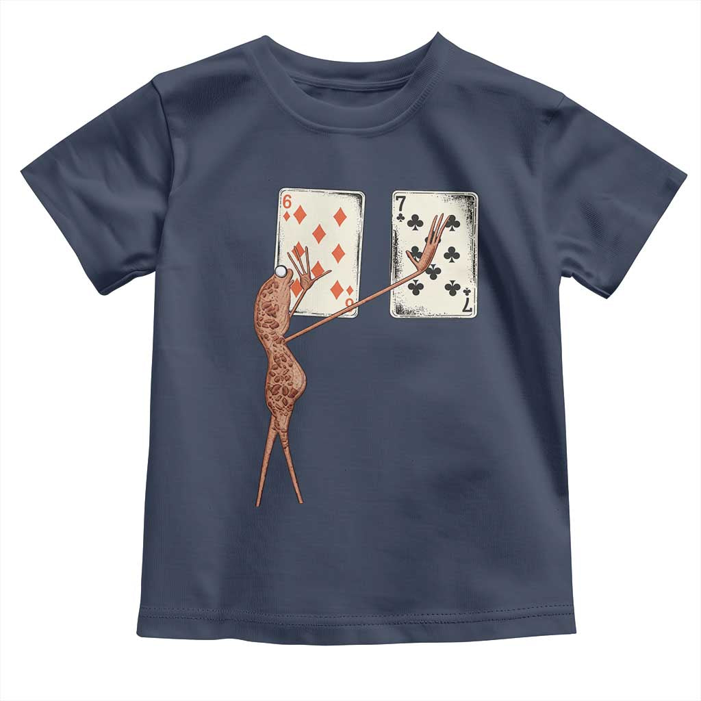 67 Marcus The Worm Poker Game Toddler T Shirt Funny Six Seven Meme Playing Cards - Wonder Print Shop