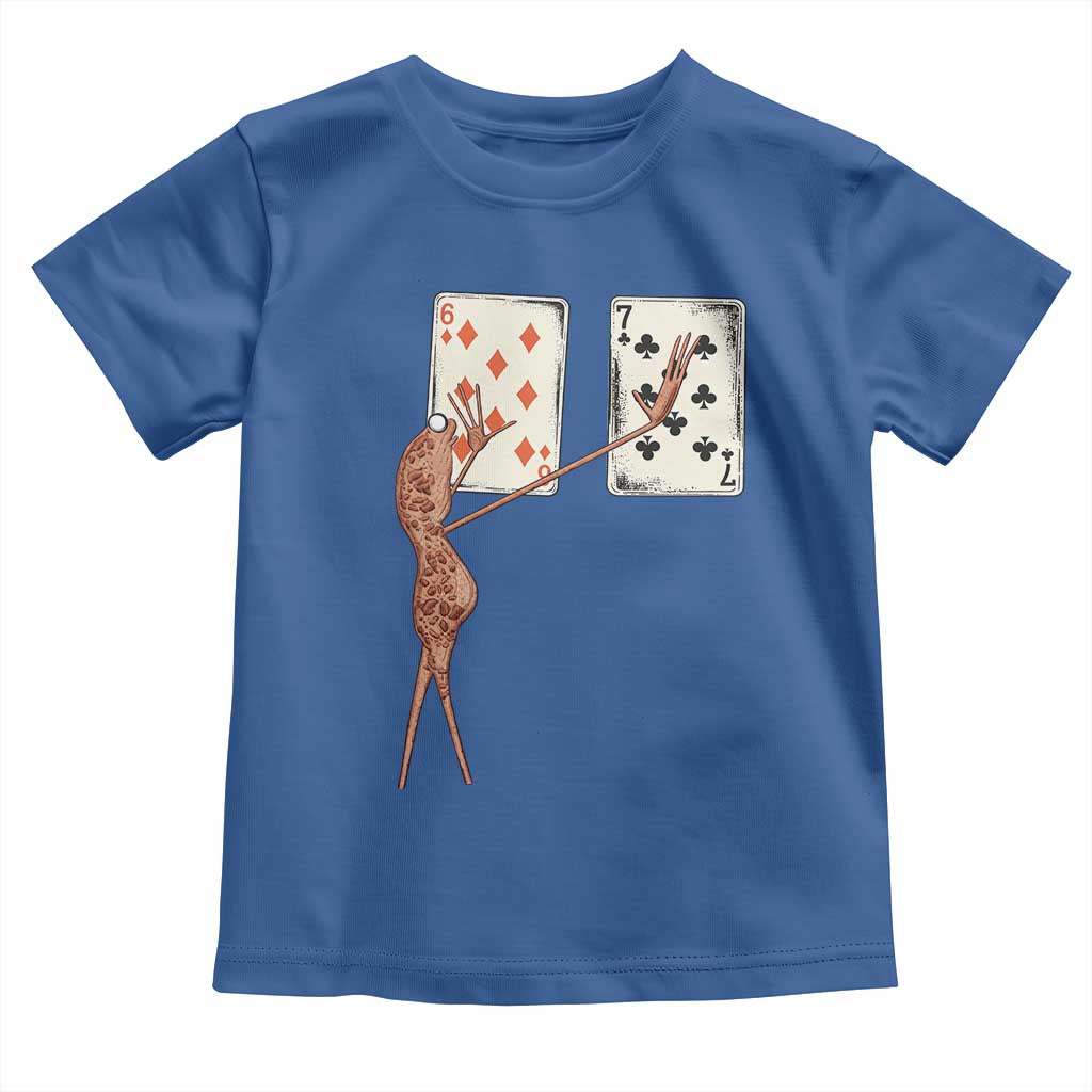 67 Marcus The Worm Poker Game Toddler T Shirt Funny Six Seven Meme Playing Cards - Wonder Print Shop