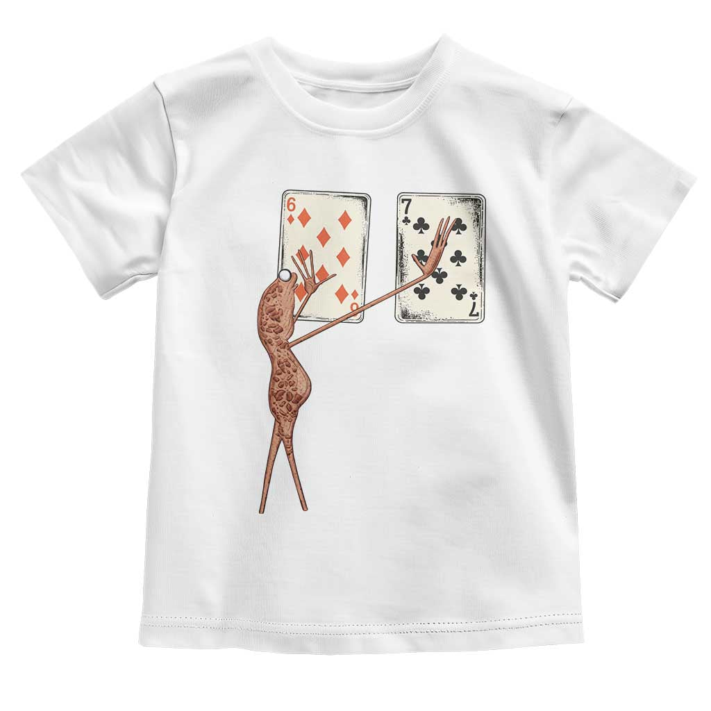 67 Marcus The Worm Poker Game Toddler T Shirt Funny Six Seven Meme Playing Cards - Wonder Print Shop