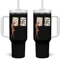 67 Marcus The Worm Poker Game Tumbler With Handle Funny Six Seven Meme Playing Cards - Wonder Print Shop