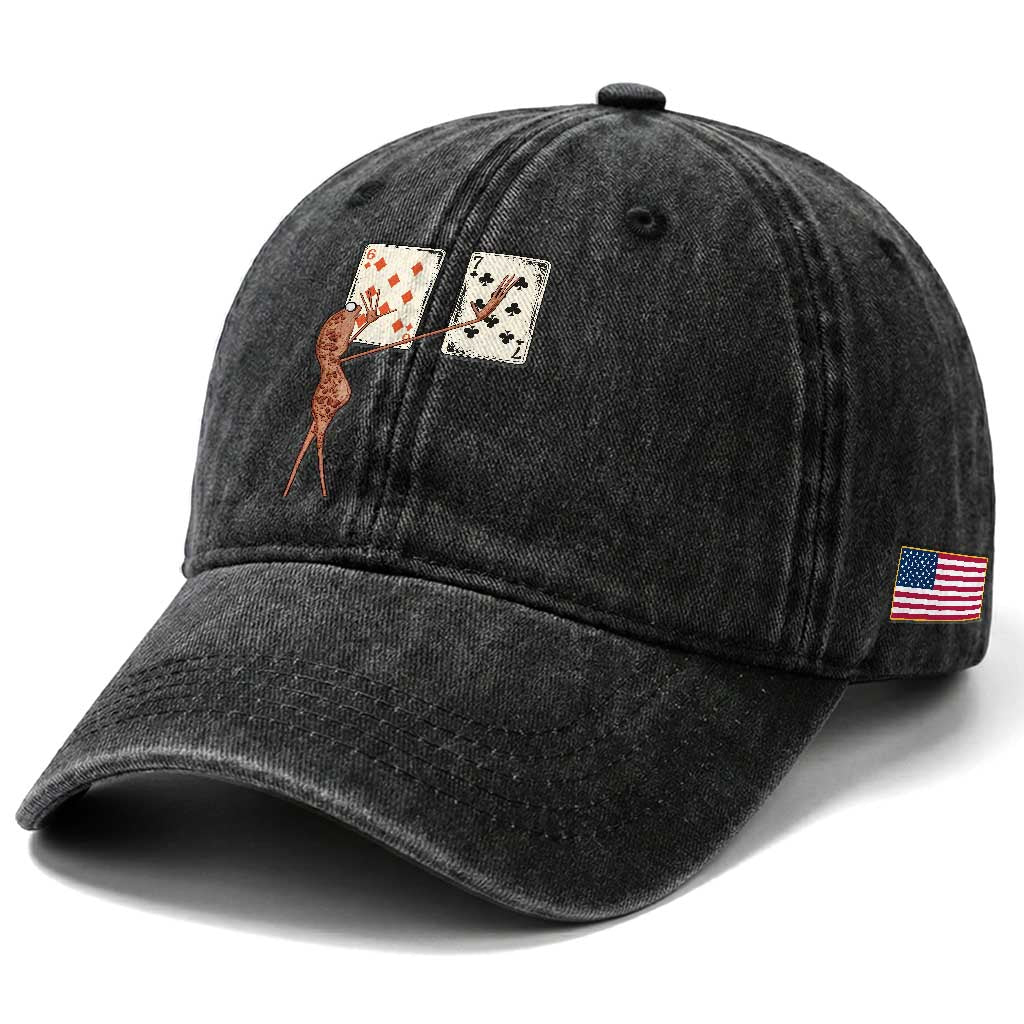 67 Marcus The Worm Poker Game Washed Cotton Baseball Cap Funny Six Seven Meme Playing Cards