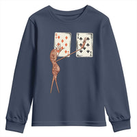 67 Marcus The Worm Poker Game Youth Sweatshirt Funny Six Seven Meme Playing Cards - Wonder Print Shop