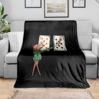 67 Marcus The Worm Poker Game Christmas Throw Blanket Funny Six Seven Meme Playing Cards Holiday Vibe - Wonder Print Shop