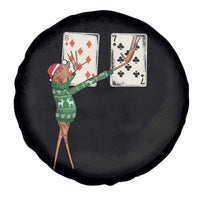 67 Marcus The Worm Poker Game Christmas Spare Tire Cover Funny Six Seven Meme Playing Cards Holiday Vibe - Wonder Print Shop