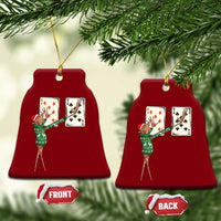 67 Marcus The Worm Poker Game Christmas Ceramic Ornament Funny Six Seven Meme Playing Cards Holiday Vibe - Wonder Print Shop
