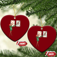 67 Marcus The Worm Poker Game Christmas Ceramic Ornament Funny Six Seven Meme Playing Cards Holiday Vibe - Wonder Print Shop