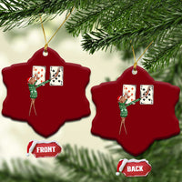 67 Marcus The Worm Poker Game Christmas Ceramic Ornament Funny Six Seven Meme Playing Cards Holiday Vibe - Wonder Print Shop