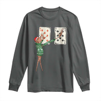 67 Marcus The Worm Poker Game Christmas Long Sleeve Shirt Funny Six Seven Meme Playing Cards Holiday Vibe - Wonder Print Shop
