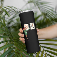67 Marcus The Worm Poker Game Christmas Skinny Tumbler Funny Six Seven Meme Playing Cards Holiday Vibe - Wonder Print Shop