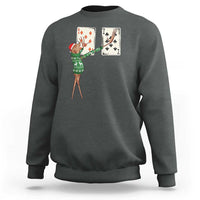 67 Marcus The Worm Poker Game Christmas Sweatshirt Funny Six Seven Meme Playing Cards Holiday Vibe - Wonder Print Shop