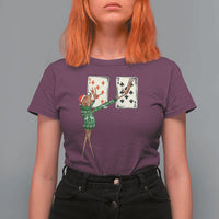 67 Marcus The Worm Poker Game Christmas T Shirt For Women Funny Six Seven Meme Playing Cards Holiday Vibe - Wonder Print Shop