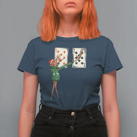 67 Marcus The Worm Poker Game Christmas T Shirt For Women Funny Six Seven Meme Playing Cards Holiday Vibe - Wonder Print Shop
