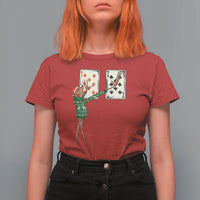 67 Marcus The Worm Poker Game Christmas T Shirt For Women Funny Six Seven Meme Playing Cards Holiday Vibe - Wonder Print Shop