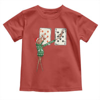 67 Marcus The Worm Poker Game Christmas Toddler T Shirt Funny Six Seven Meme Playing Cards Holiday Vibe - Wonder Print Shop