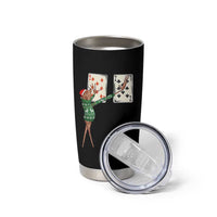 67 Marcus The Worm Poker Game Christmas Tumbler Cup Funny Six Seven Meme Playing Cards Holiday Vibe - Wonder Print Shop
