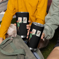 67 Marcus The Worm Poker Game Christmas Tumbler Cup Funny Six Seven Meme Playing Cards Holiday Vibe - Wonder Print Shop