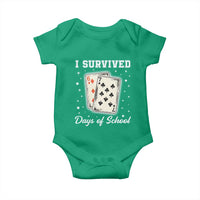 I Survived 67 Days Of School Baby Onesie Playing Cards Meme - Wonder Print Shop