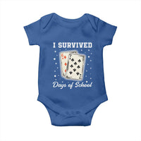 I Survived 67 Days Of School Baby Onesie Playing Cards Meme - Wonder Print Shop