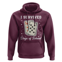 I Survived 67 Days Of School Hoodie Playing Cards Meme - Wonder Print Shop