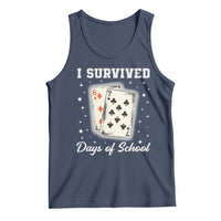 I Survived 67 Days Of School Tank Top Playing Cards Meme - Wonder Print Shop
